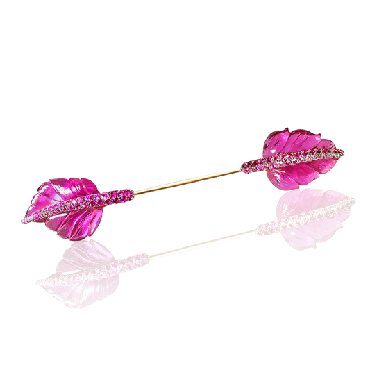 Broche "Pink Illusion" - Héritage